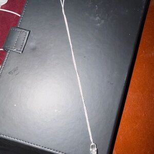 Tiffany & Co. Silver Necklace with Lock Pendant